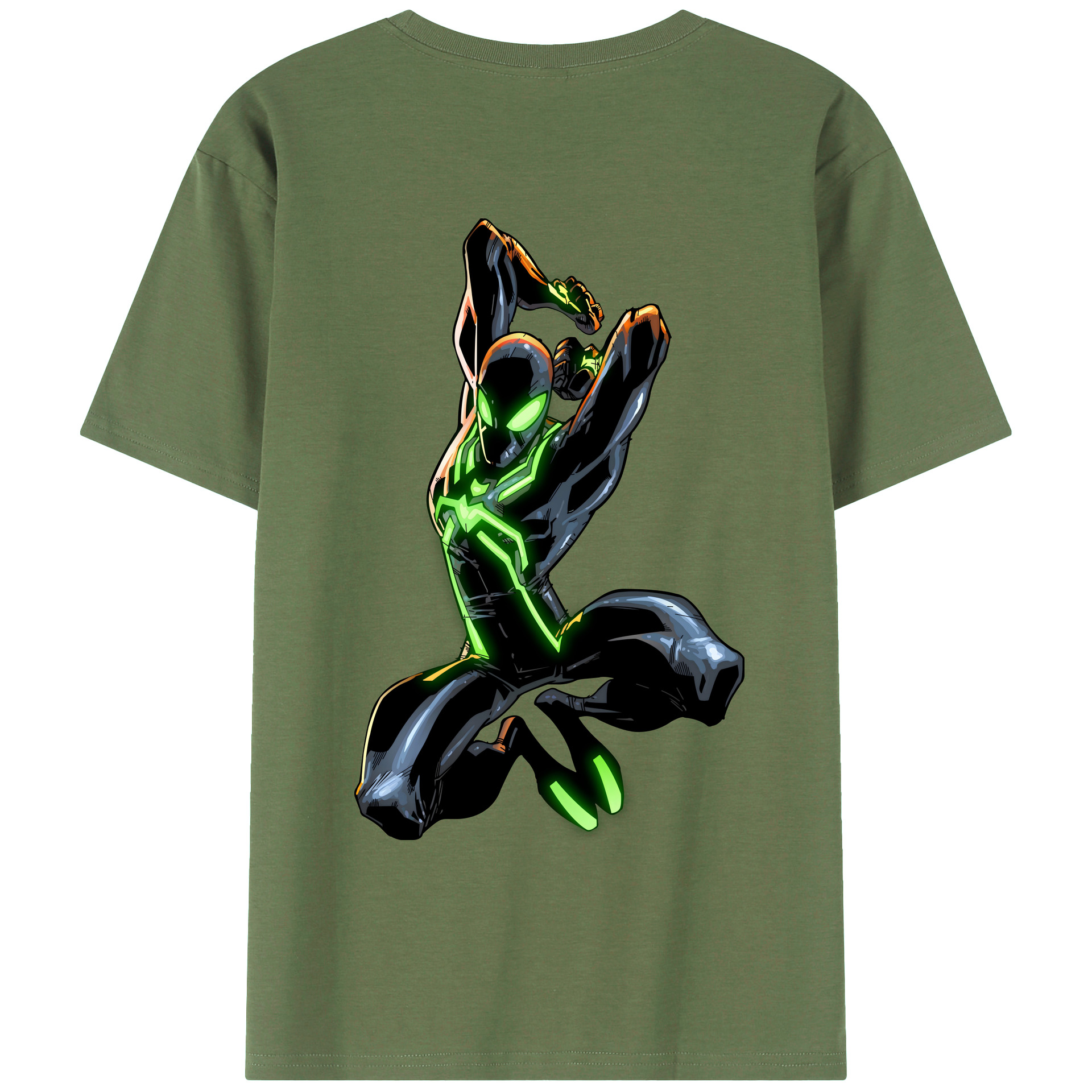 （画像用） アベンジャーズ The Avengers 綿100％ メンズ半袖Tシャツ（バックプリント） 通気性